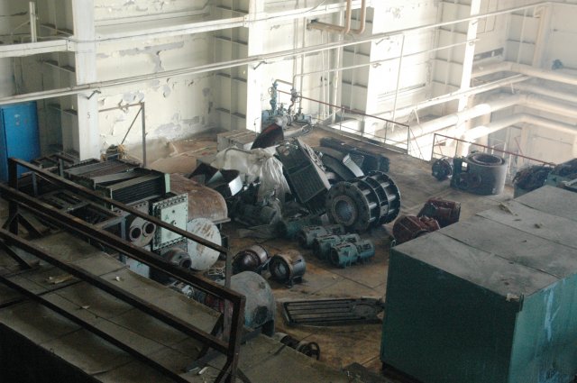 Демонтаж оборудования машзала, 13-09-2012