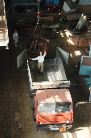 Демонтаж оборудования машзала, 19-09-2012