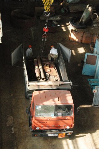 Демонтаж оборудования машзала, 19-09-2012